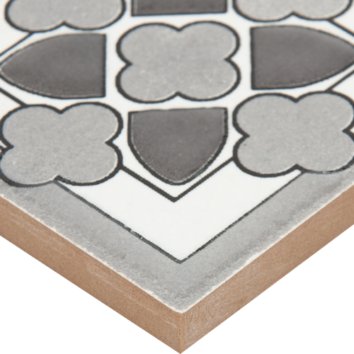 Вставка напольная LB Ceramics Бьянка Каррара 7x7 см матовая цвет белый - фото 2