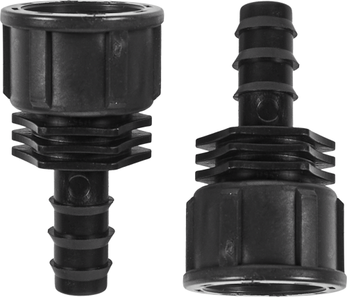 Адаптер для ПНД трубки BOUTTE, внутренняя резьба 3/4"x16 мм, 2 шт
