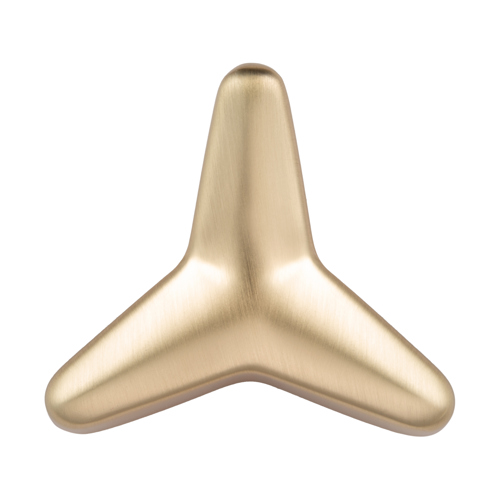 Крючок мебельный Edson 10403-N00-BBR ЦАМ латунь - фото 2