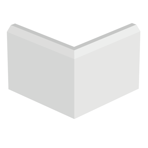 Уголок настенный полистирол наружный Format 10DE белый 250x100x250 мм - фото 2