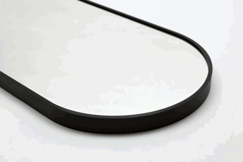 Зеркало декоративное Metal Lux овальное 40x90 см без рамы - фото 3