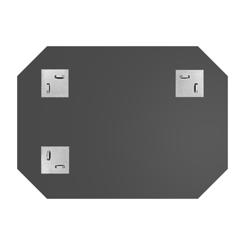 Зеркало для ванной Хельсинки 68.5x49.5 см цвет серебристый - фото 2