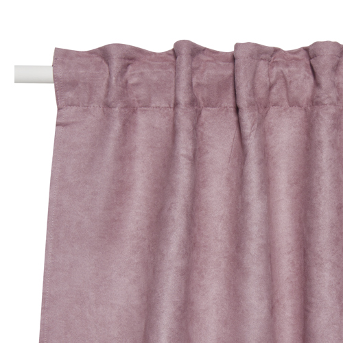 Штора на ленте со скрытыми петлями Inspire Manchester 200x280 см цвет серо-розовый - фото 6
