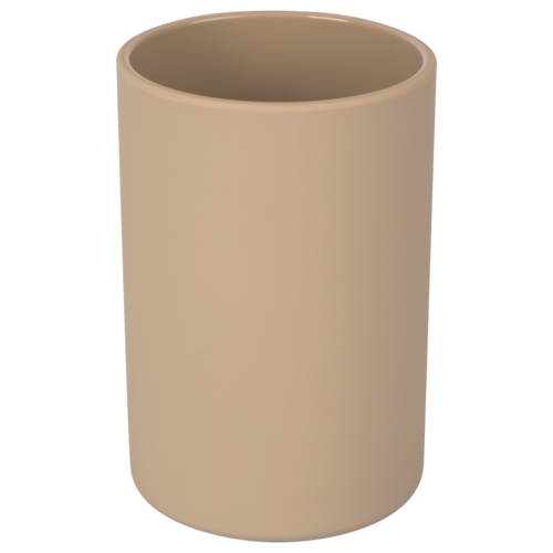 Стакан для зубных щёток Swensa Swanny Moon4 SWP-8024BG-03, пластик, цвет серо-бежевый