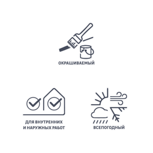 Герметик силакриловый универсальный Axton 280 мл белый под покраску - фото 2