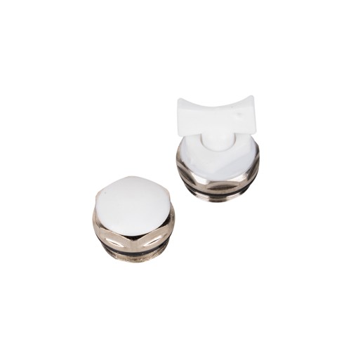 Монтажный комплект для радиатора Royal Thermo 1"x1/2" сталь белый - фото 3