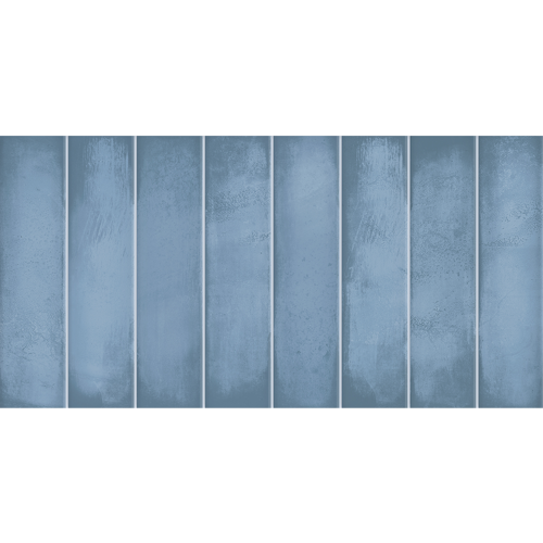 Плитка настенная Azori Cruise Sky 31.5x63 см 1.79 м² глянцевая цвет синий - фото 2