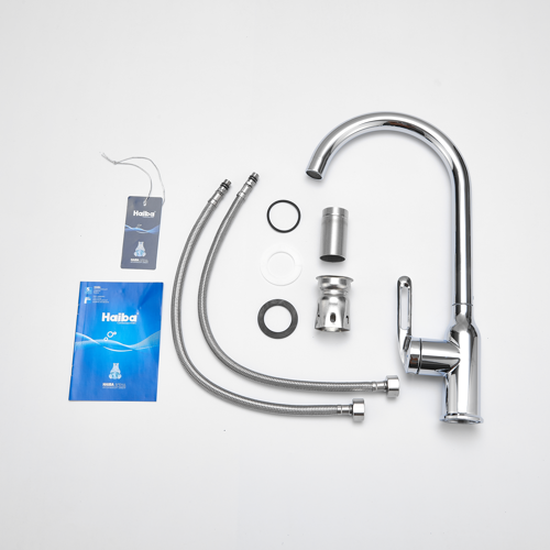 Смеситель для кухни Haiba HB HB70825 общая высота 37.5 см цвет хромированный - фото 8