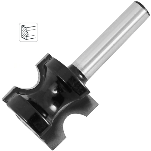 Фреза по дереву кромочная полустержневая 1410400 25.4x22 мм хвостовик 8 мм