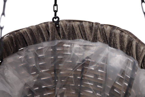 Кашпо для цветов 20x28x2 см v9 л пластик серый - фото 6