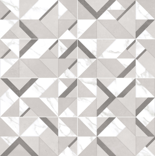 Плитка настенная KREAFORTA Mersey Tetris 20x40 см 1.2 м² матовый цвет серый - фото 3