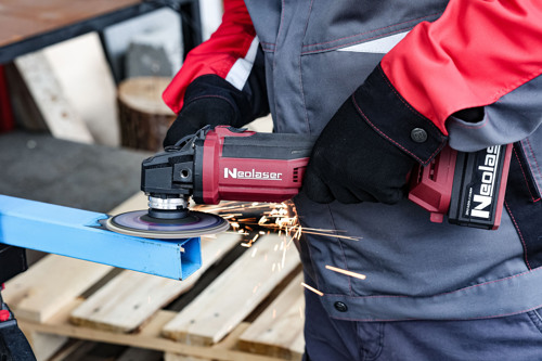 УШМ аккумуляторная бесщеточная Neolaser ACCUM2, 20 В Li-ion 2x4 Ач, 125 мм - фото 17