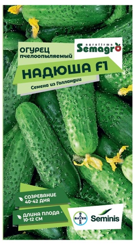 Семена овощей Seminis огурец Надюша F1