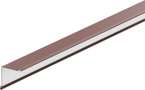 Планка угла наружная 50x50x1250 мм цвет коричневый