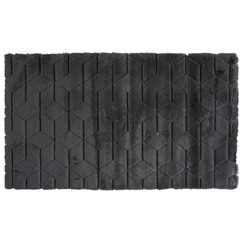 Коврик для ванной Fixsen Diamond 70x120 см цвет графит