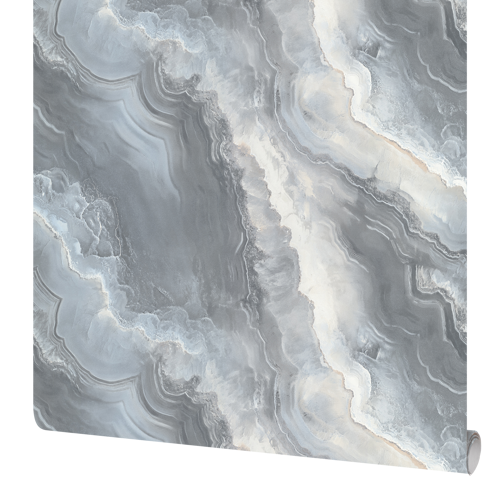 Обои флизелиновые Wall Decor Марбл синие 1.06 м 75286-46