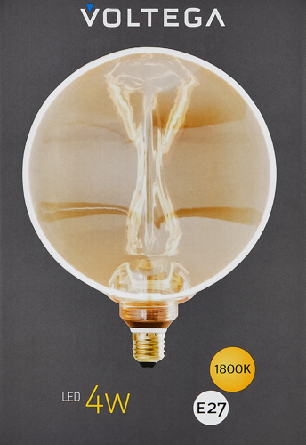 Лампа светодиодная Voltega 8542 E27 220-240 В 4 Вт декоративная 220 лм теплый белый свет - фото 5