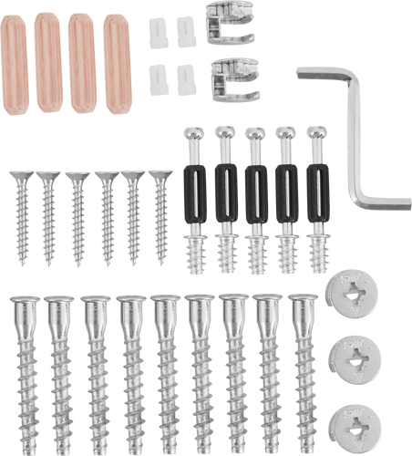 Выдвижной ящик для шкафа Лион 74x19.2x51.1 ЛДСП цвет белый - фото 4