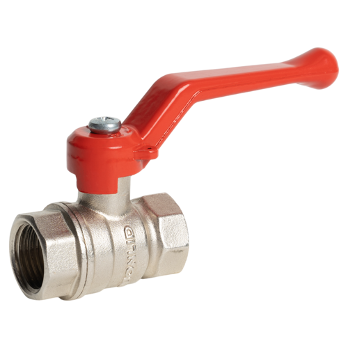 Кран шаровой прямой MONLID PN40 1/2" ВР латунь ручка рычаг ГОСТ Р 59553-2021