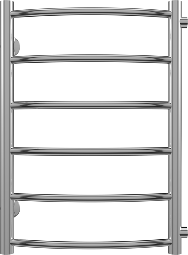 Полотенцесушитель водяной лесенка Equation 50x60 см боковая подводка 1/2"x3/4" нержавеющая сталь цвет хром