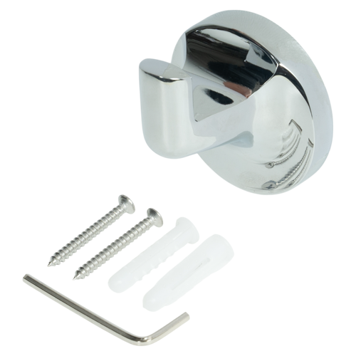 Крючок Vidage Ангарка металлический цвет хром - фото 3