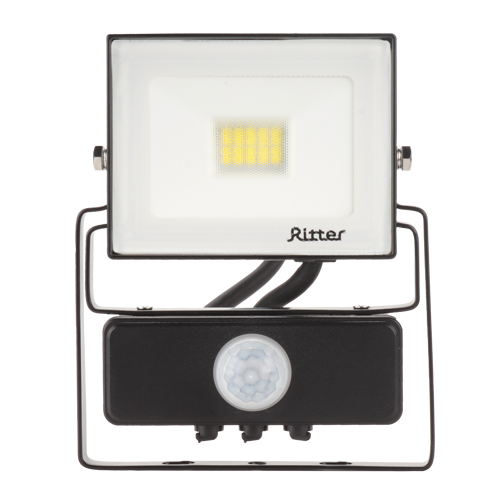 Прожектор LED Ritter Profi 53420 8 20 Вт 2000 Лм 180-240 В с датчиком движения холодный белый свет 6500К IP65 черный - фото 2