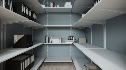 Кронштейн для полок Spaceo 20 см нагрузка до 25 кг цвет серебро - фото 14