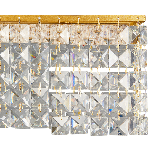 Люстра потолочная Бриз 9.3 м² регулируемый белый свет цвет золотистый - фото 7