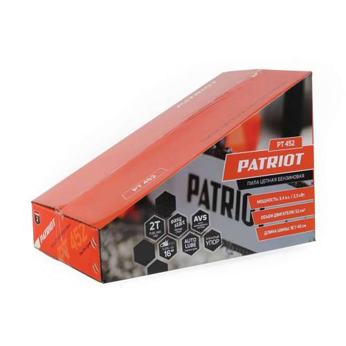 Пила бензиновая Patriot PT 452 3.4 л.с. 40 см - фото 17
