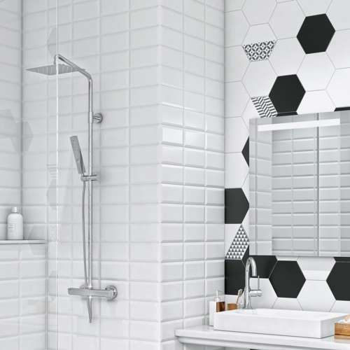 Плитка настенная KREAFORTA Руасси 9.9x20 см 0.792 м² матовая цвет белый