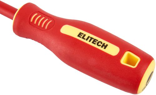 Отвертка прямая диэлектрическая Elitech 231103 SL6.5x150 мм - фото 4