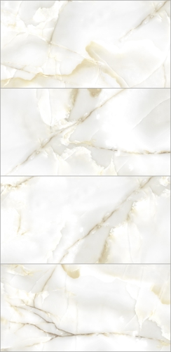 Глазурованный керамогранит Arcadia Ceramica Onyx Primo 60x120 см 1.44 м² глянцевый цвет бежевый - фото 4