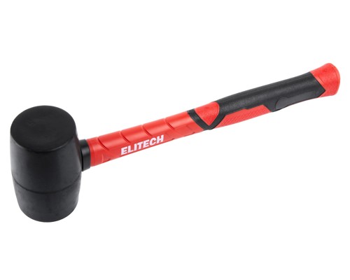 Киянка резиновая черная Elitech 610104 340 г