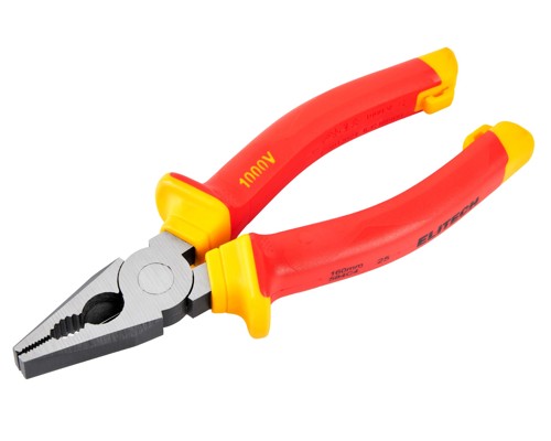 Плоскогубцы диэлектрические Elitech 110401 160 мм