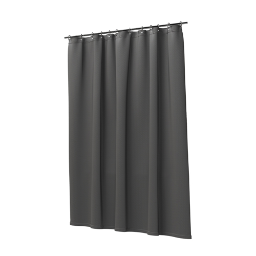 Штора для ванной Lemer Ofenhorn 180x200 см полиэстер цвет серый - фото 7