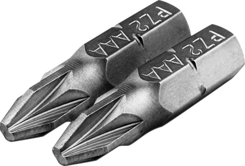 Бита Vertextools БТ-PZ2-25-2 PZ2x25 мм, 2 шт. - фото 3