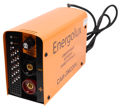 Сварочный аппарат инверторный Energolux САИ-ЛМ220А, 220 А, до 4 мм