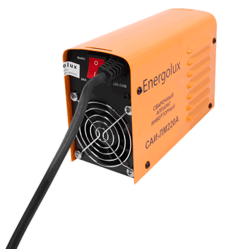 Сварочный аппарат инверторный Energolux САИ-ЛМ220А, 220 А, до 4 мм - фото 7