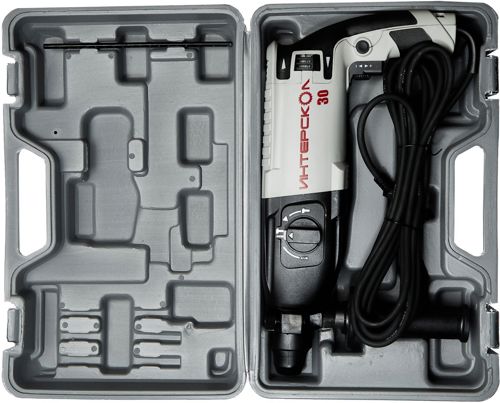 Перфоратор сетевой SDS-plus Интерскол П-30/900ЭР, 900 Вт, 3.3 Дж - фото 5