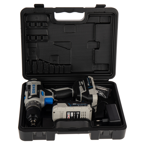 Дрель-шуруповерт аккумуляторная Deko ZKCD20V PRO 084-1005, 20 В Li-ion 2x2 Ач - фото 5
