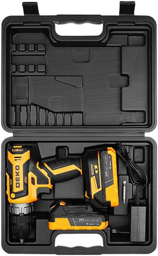 Дрель-шуруповерт аккумуляторная Deko ZKCD20V 084-1007, 20 В Li-ion 2x1.5 Ач - фото 2