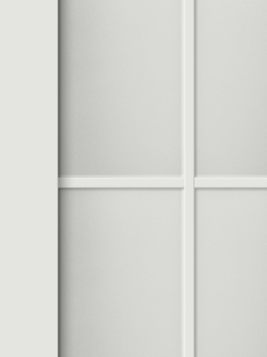 Дверь межкомнатная со стеклом Пьемонт 90x200 см Hardflex белый с замком и петлями - фото 3