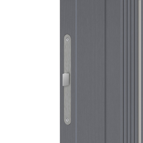 Дверь межкомнатная со стеклом Онда В 90x200 см Hardflex цвет ясень грей с замком и петлями - фото 4