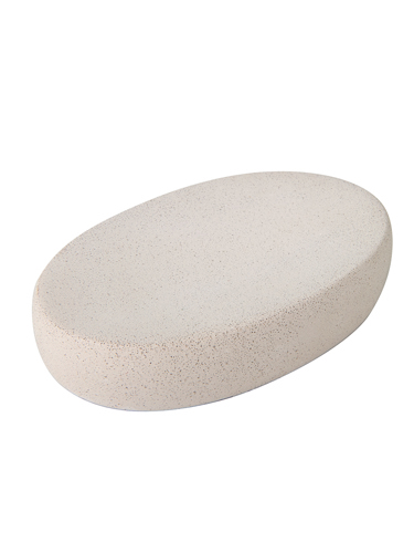 Мыльница Zenfort Stone цемент цвет белый