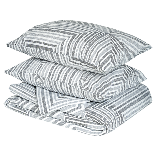 Комплект постельного белья Дом снов Айс евро бязь белый - фото 3