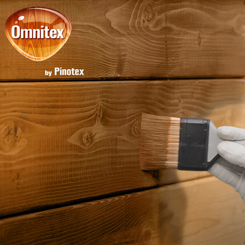 Защитно-декоративный антисептик лессирующий Omnitex Classic Plus полуматовый тик 2.5 л - фото 8