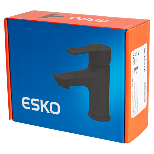 Смеситель для раковины Esko Porto однорычажный цвет черный - фото 5