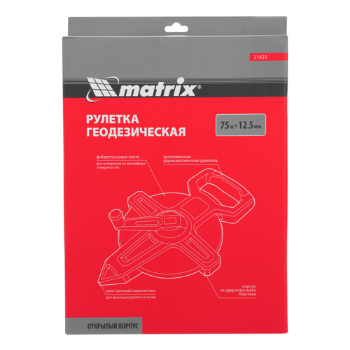 Рулетка Matrix 31431 75 м x 12.5 мм - фото 11
