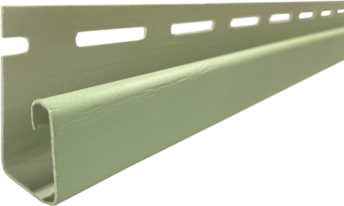 J-профиль для сайдинга MONLID цвет зеленый 3 м