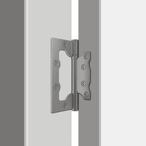 Дверь межкомнатная глухая Комфорт-1 70x230 см ПВХ цвет мокко с замком и петлями - фото 4